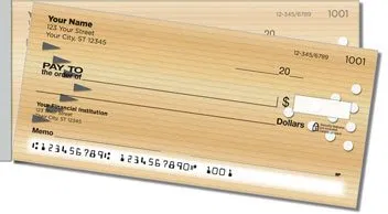 Bowling Alley Side Tear Personalized Checks