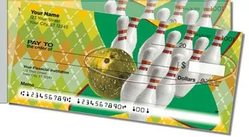 Bowling Side Tear Personalized Checks