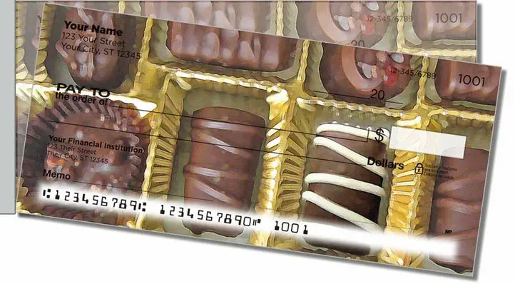 Box of Chocolates Side Tear Personal Checks