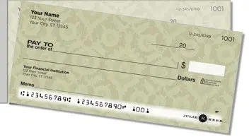 Brocade Side Tear Design Checks