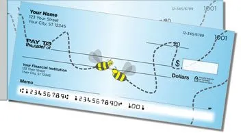 Busy Bee Side Tear Personalized Checks