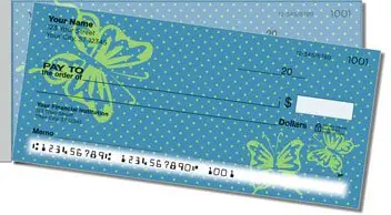 Butterfly Design Side Tear Design Checks