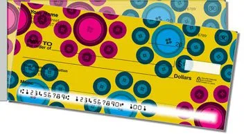 Button Collection Side Tear Personalized Checks