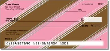 Candy Stripe Personalized Checks