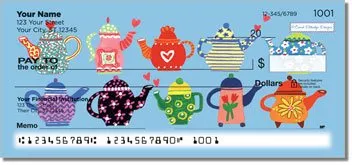 Carol Eldridge Tea Time Personalized Checks
