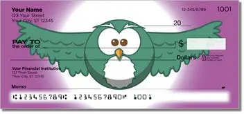 Cartoon Owl Design Checks