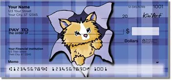 Cat Series 3 Personalized Checks