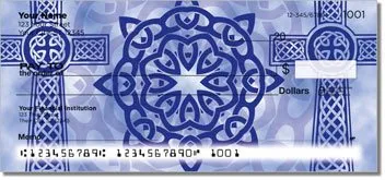 Celtic Cross Personalized Checks
