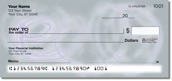 Chalk Glow Personalized Checks