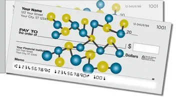 Chemistry Side Tear Personalized Checks