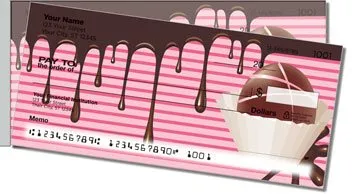 Chocolate Lover Side Tear Personalized Checks