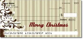 Christmas Tree Personalized Checks