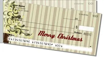 Christmas Tree Side Tear Design Checks