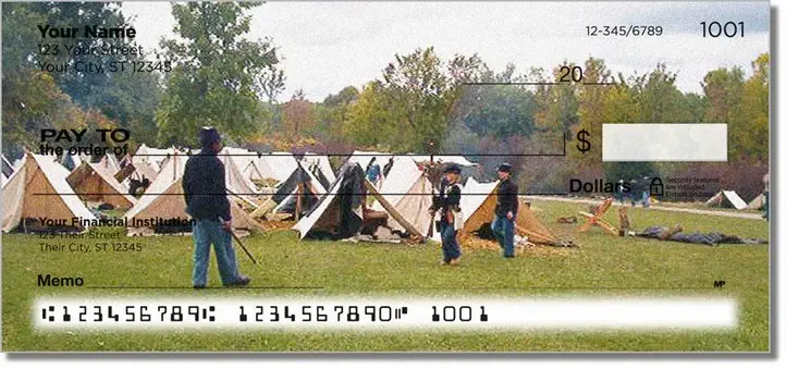 Civil War Reenactor Personal Checks