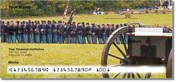 Civil War Reenactor Personalized Checks