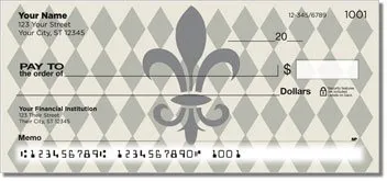 Classic Fleur de Lis Personalized Checks