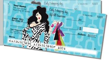 Classic Working Girl Side Tear Personalized Checks
