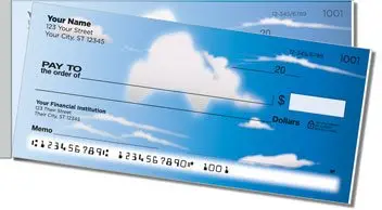 Cloud Shape Side Tear Checks