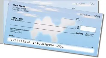 Cloud Shape Side Tear Design Checks