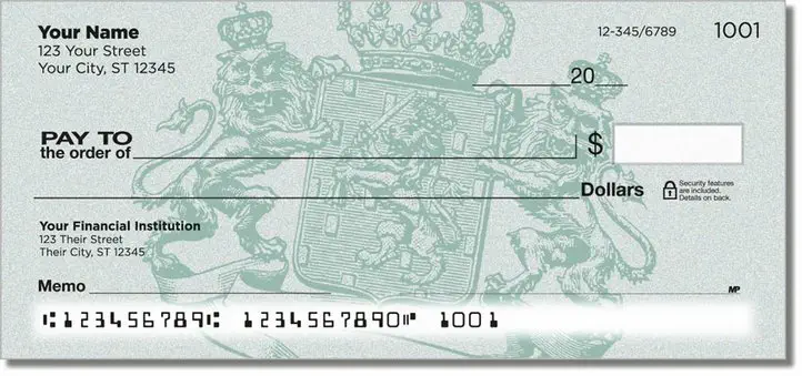 Coat of Arms Personal Checks