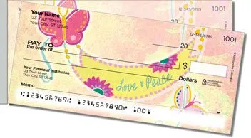 Colombo Butterfly Side Tear Personalized Checks