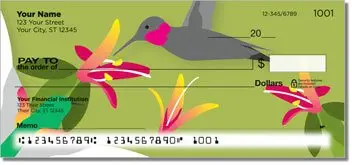 Colorful Hummingbird Design Checks