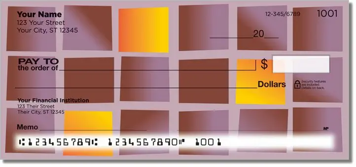 Colorful Tile Personal Checks