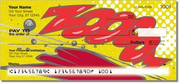 Comic Book Personalized Checks