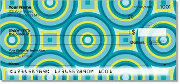 Concentric Circle Personalized Checks