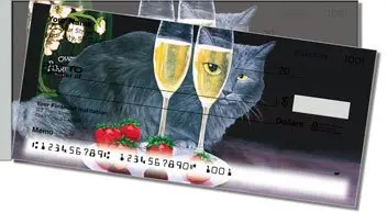 Contemplating Cats 2 Side Tear Design Checks