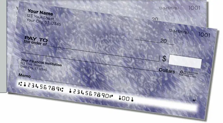 Cool Liquid Side Tear Personal Checks