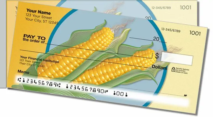 Corn Side Tear Personal Checks