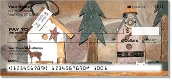 Country Birdhouse Personalized Checks