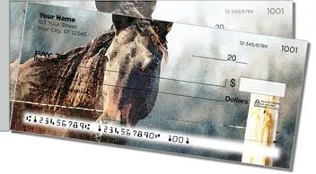Country Horse Side Tear Personalized Checks