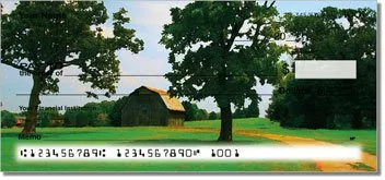 Country Road Personalized Checks