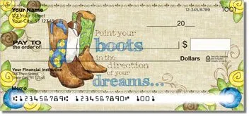 Cowgirl Happy Personalized Checks