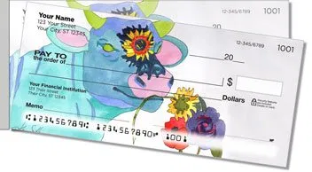 Crazy Cows Side Tear Design Checks