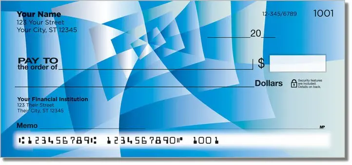 Crazy Pattern Personal Checks