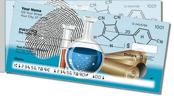 Crime Scene Side Tear Personalized Checks