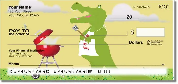 Crocodile Fun Personal Checks