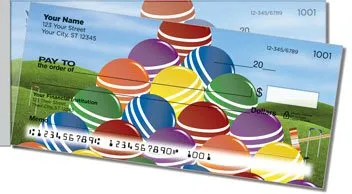 Croquet Side Tear Personalized Checks