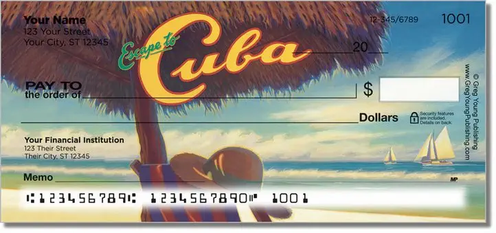 Cuba Art Personal Checks