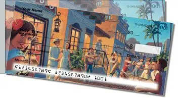 Cuba Art Side Tear Design Checks