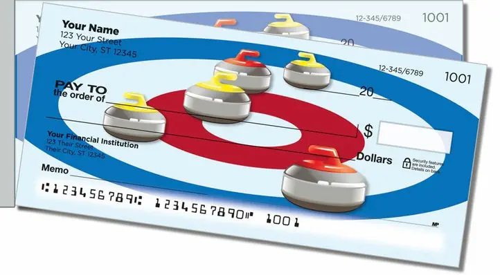 Curling Side Tear Personal Checks