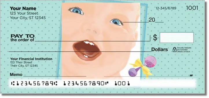 Cute Baby Personal Checks