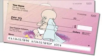 Cute Baby Side Tear Design Checks