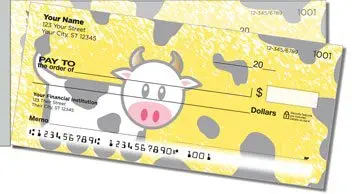 Cute Cow Side Tear Checks