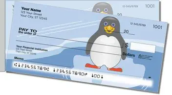 Cute Penguin Side Tear Checks