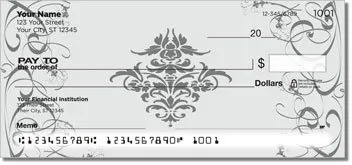 Damask Pattern Personalized Checks