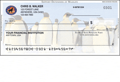 Defenders Penguins Personal Checks